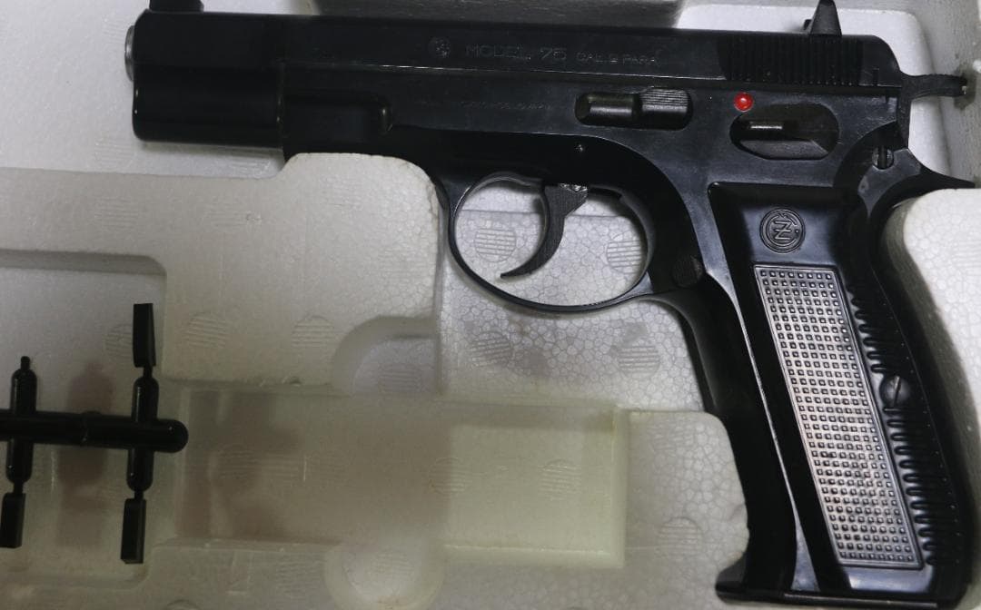 MGC製　ABS樹脂　CZ75　固定スライドガスガン　ASGK合法品　中古品