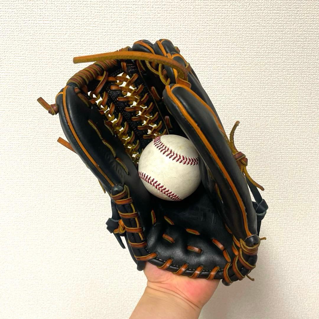 191 ZETT スペシャルオーダー 即戦力 美品 軟式 内野手用グローブ