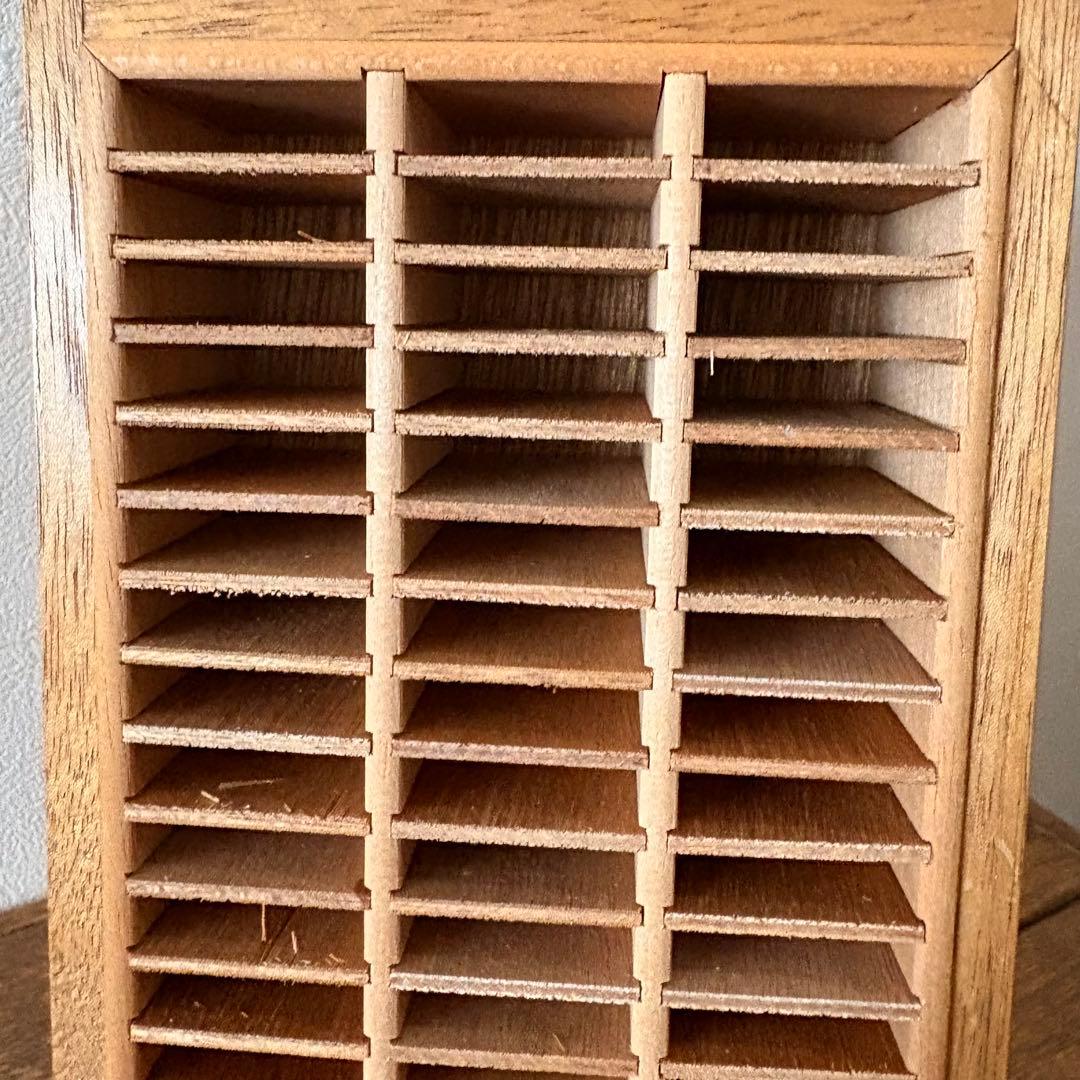 レトロ　トナカイ印　印鑑タワー　回転式ゴム印ケース　古道具 ショーケース　昭和