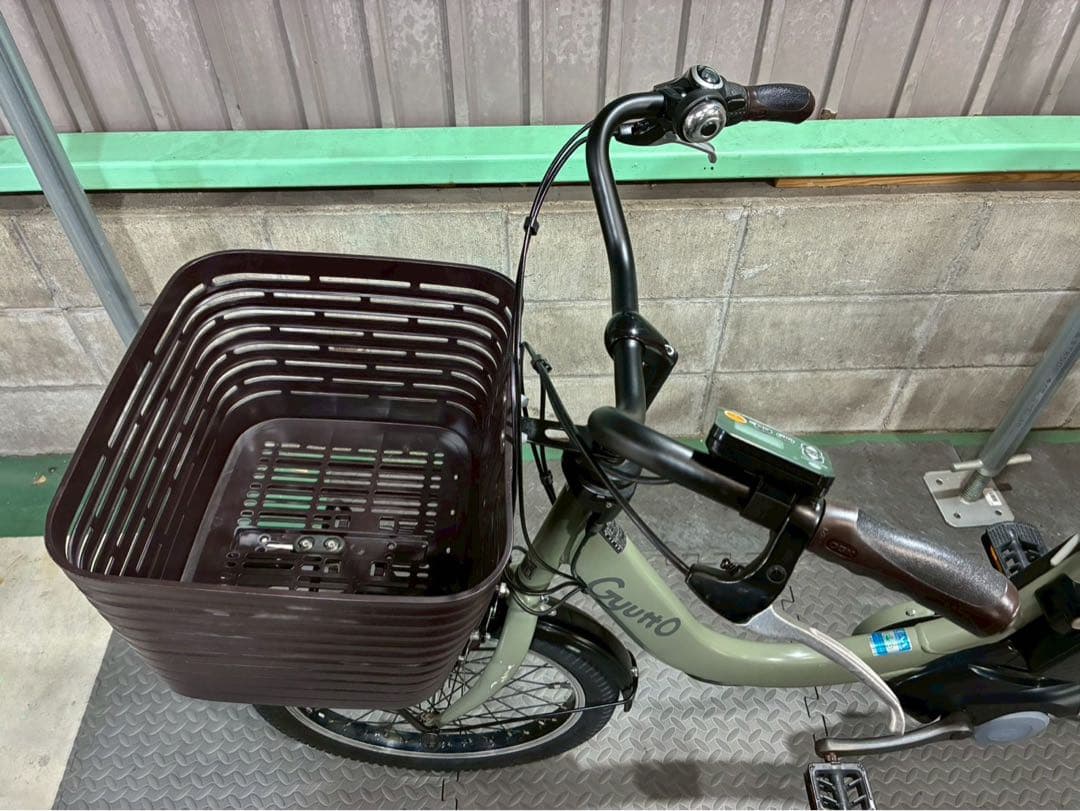 №3725電動自転車パナソニック　ギュット 20インチ✨大容量バッテリー✨