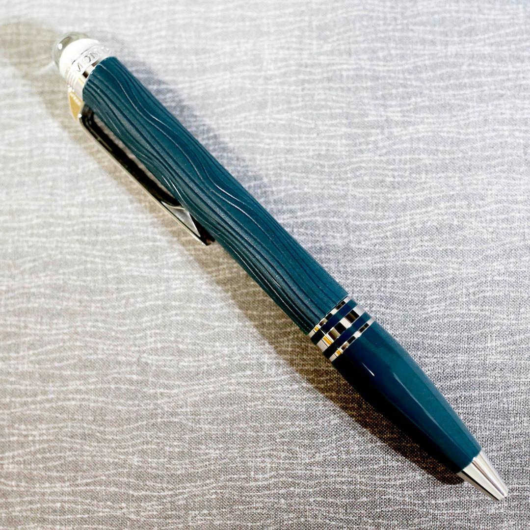 【レア 極美品】モンブラン ボールペン ポーラーグリーン スターウォーカー