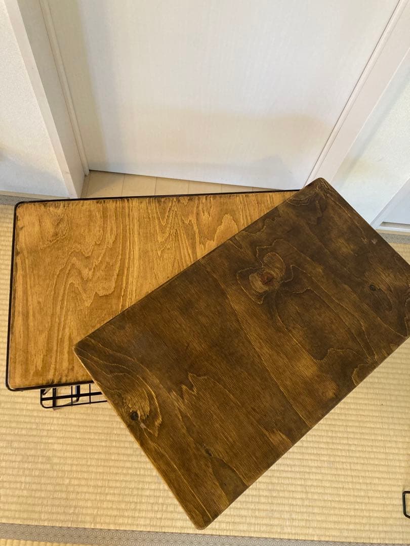 ユニフレーム　フィールドラック4個セット，ケース、天板2枚セット