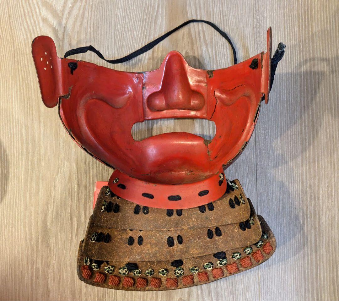 江戸時代 面頬 甲冑 前立て 武将 鎧 兜 武具 骨董