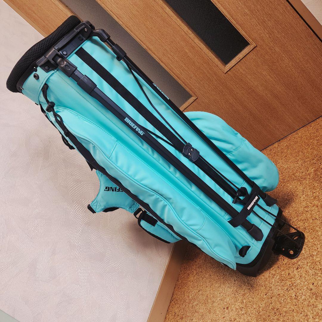 BRIEFING アクアブルー キャディバッグ CR-4 #2 9.5型