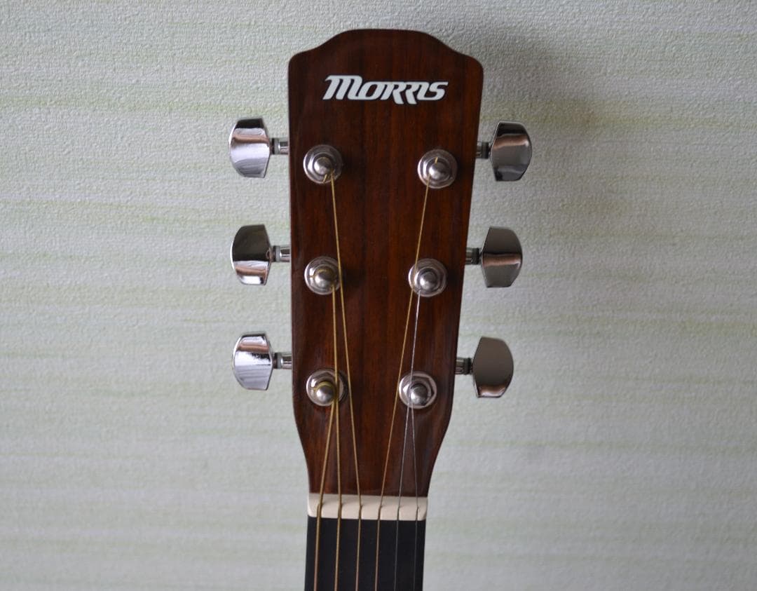 morris F-01TS　モーリス　アコースティック　ギター付属品付
