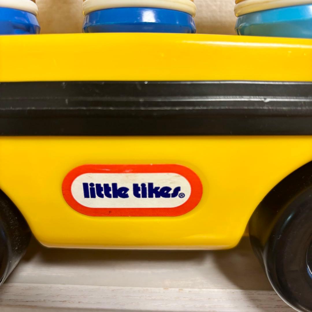 リトルタイクス スクールバス 箱付 トドルトッツ フィギュア 車 セット