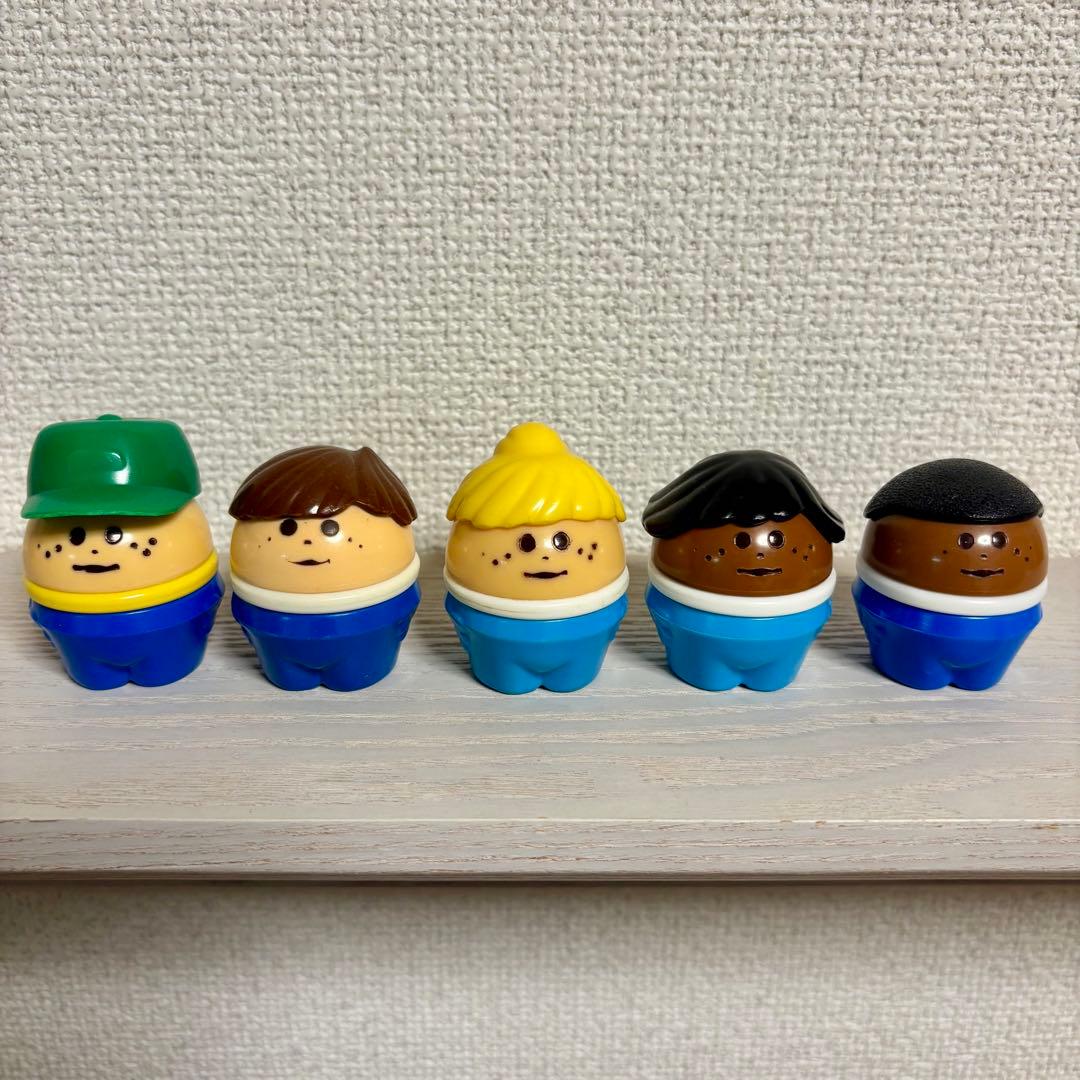 リトルタイクス スクールバス 箱付 トドルトッツ フィギュア 車 セット