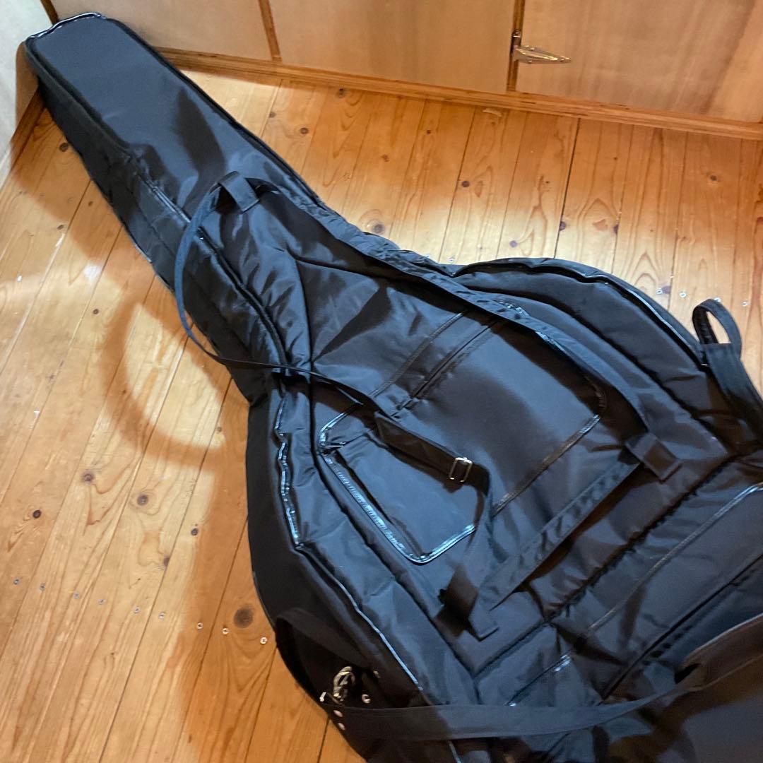 未使用品！コントラバス ケース Angelus ストラップ ソフトケース 日本製