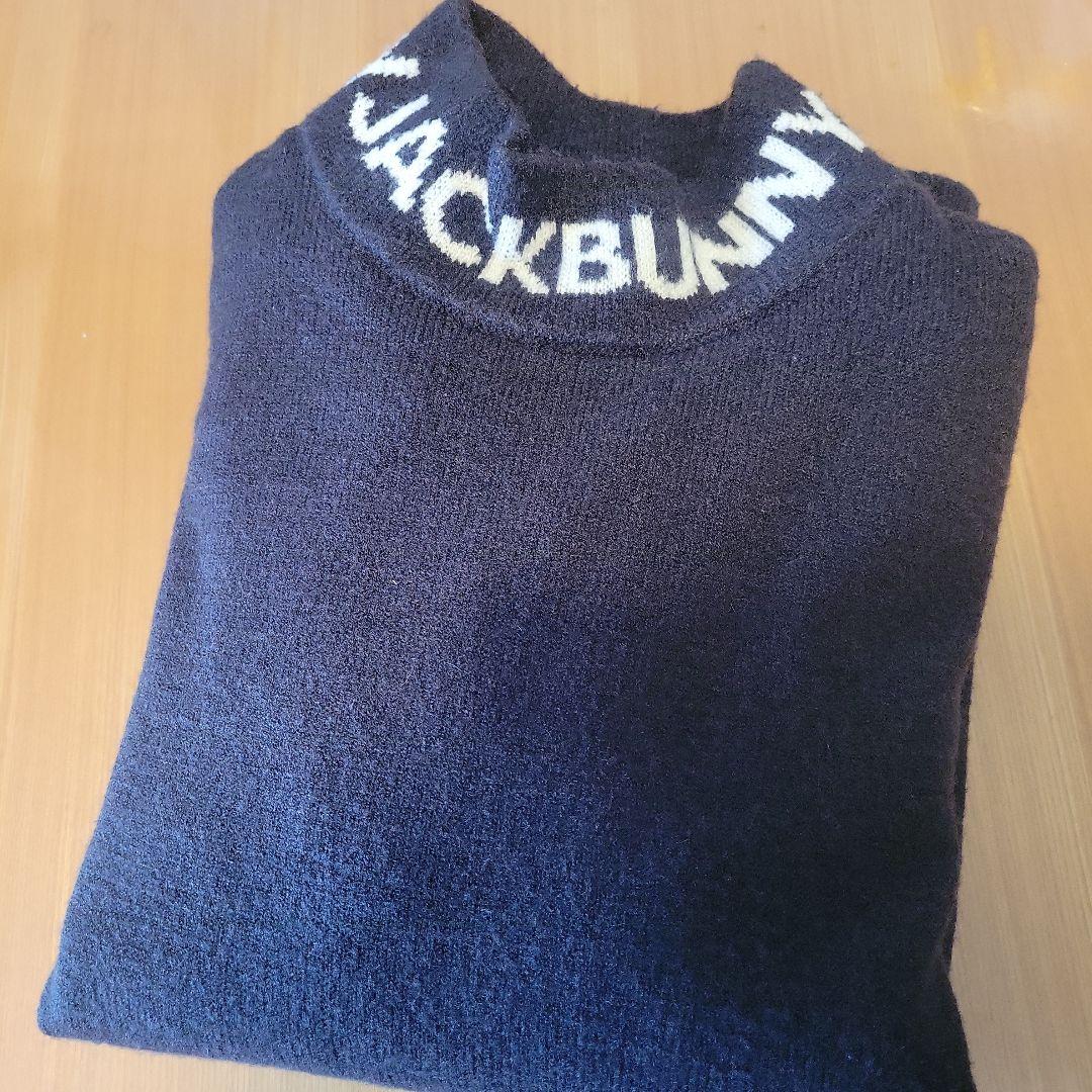 防風防寒お洒落❤ジャックバニー 裏地付きハイネックロゴニット☆