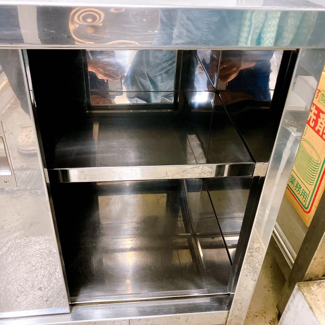 ステンレス 食器棚 調理台 厨房 業務用 飲食店 吊戸棚 750×450×700