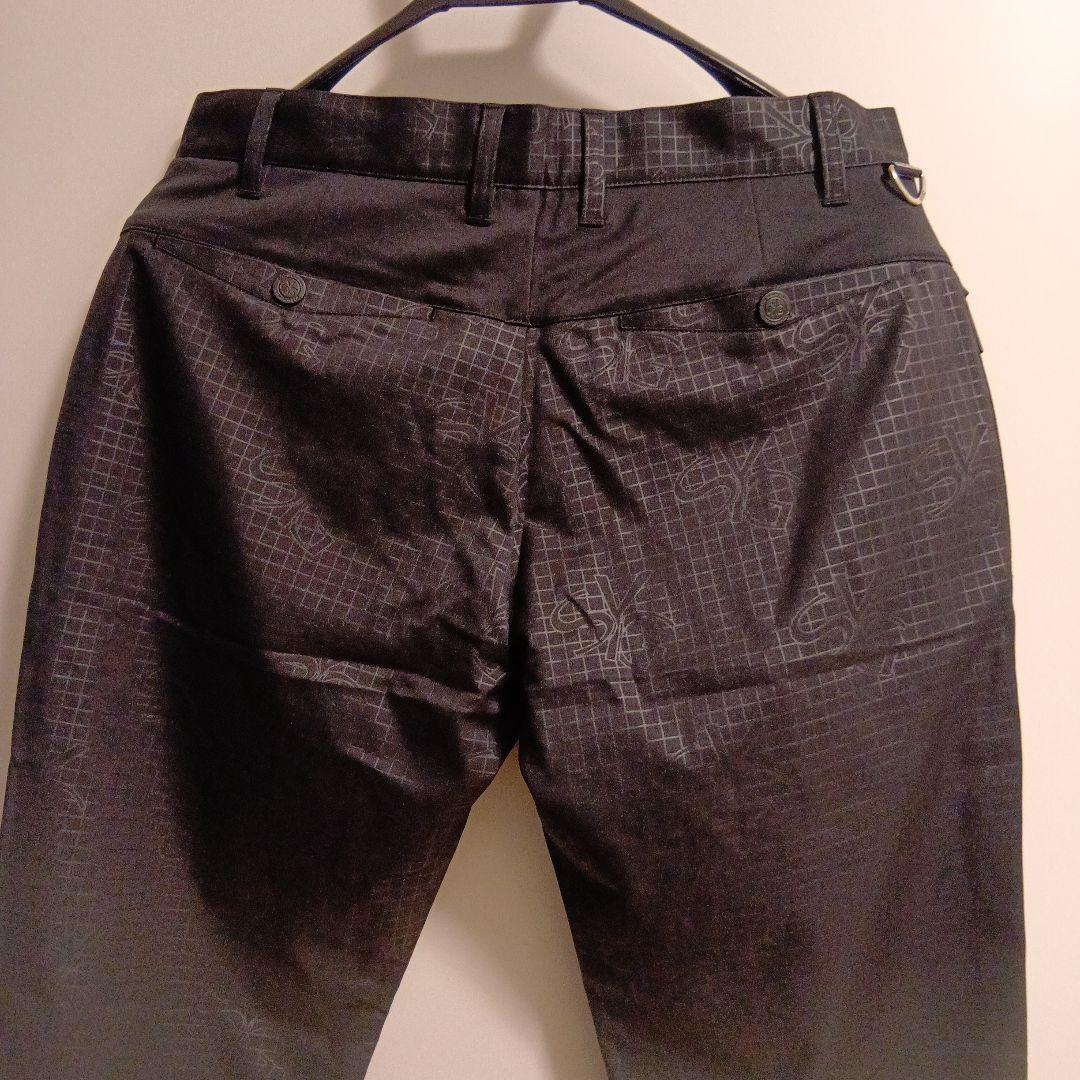 未使用品　sy32 by sweet years ブラック　総柄　Lサイズ相当