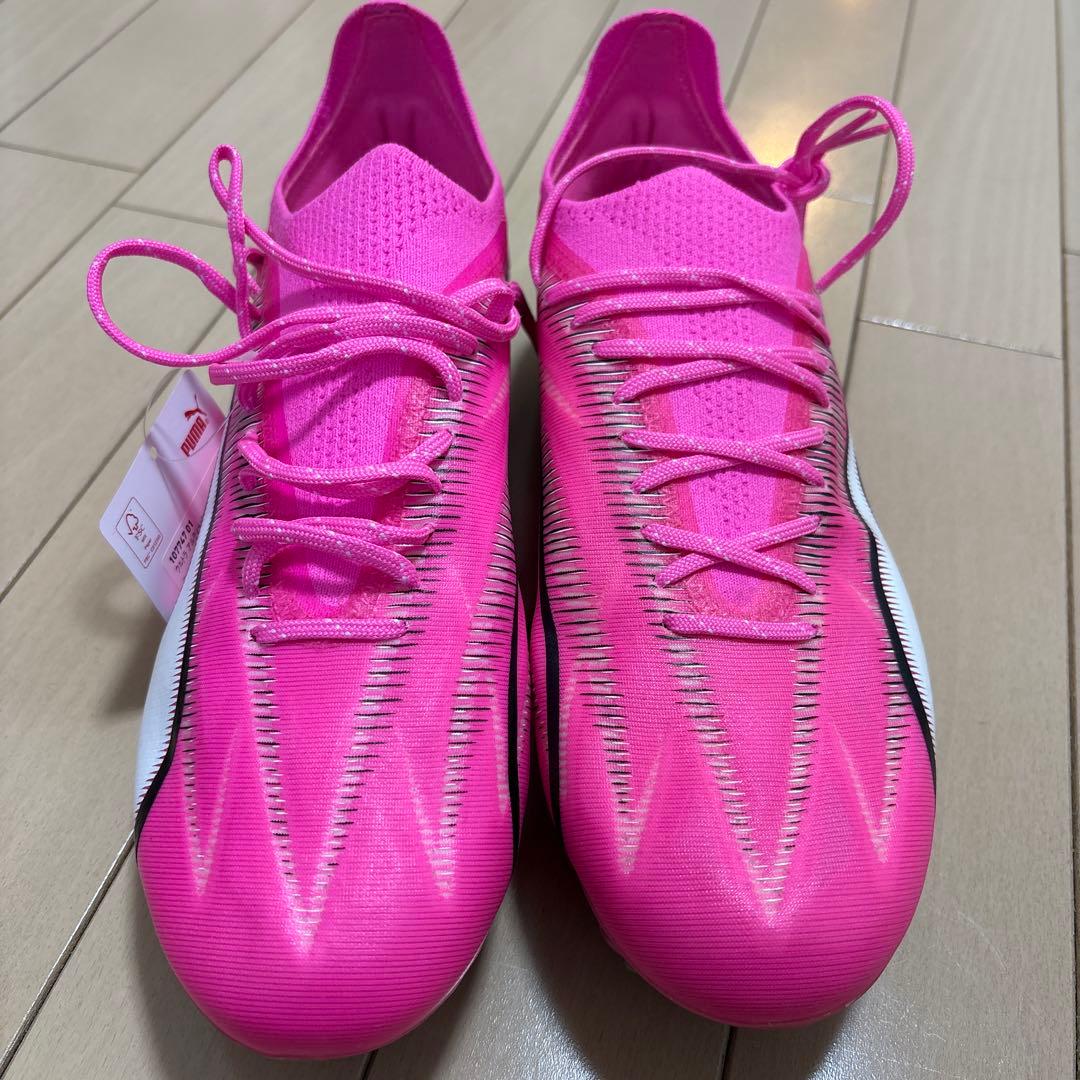 マダガスカルPUMA ULTRA ピンク スパイク　27.0cm SG