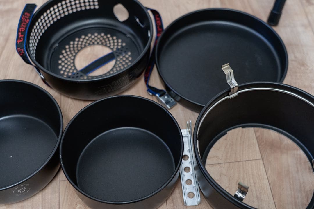 トランギアストームクッカーLセット アルコールストーブセットアウトドア調理器具