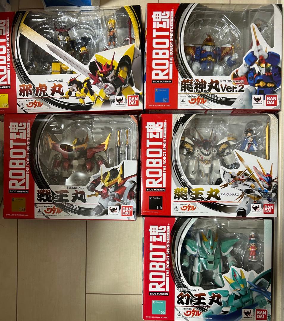 ROBOT魂 魔神英雄伝ワタル　龍神丸　龍王丸　邪虎丸　幻王丸　戦神丸5体セット