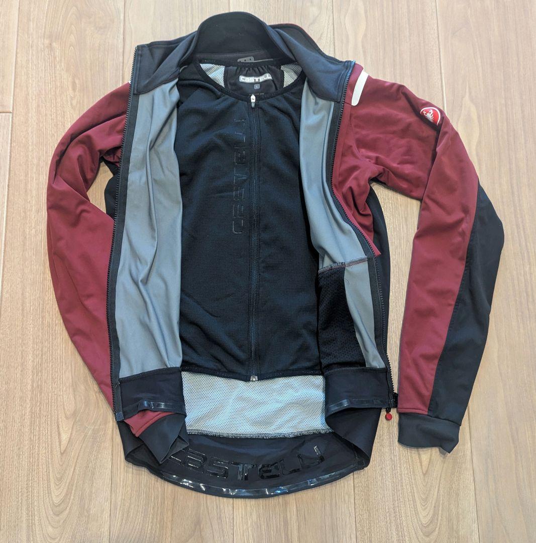Castelli サイクルジャケット 赤黒 アルファロス ALPHA RoS