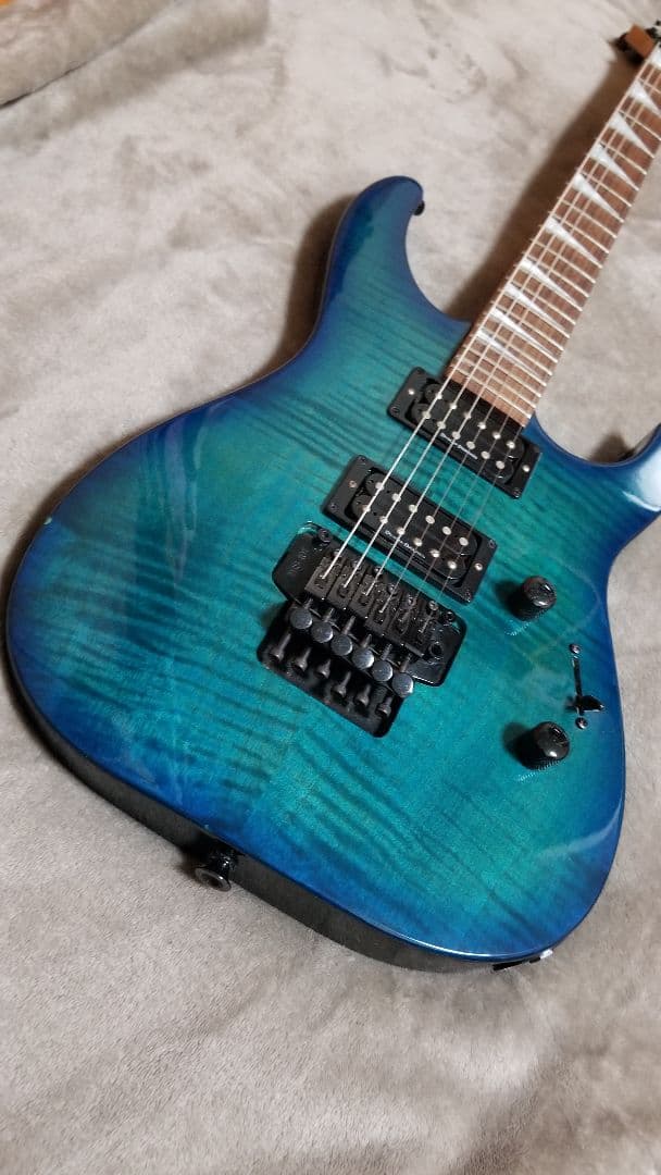 Jackson Stars DK-BN03 TBL日本製。フロイドローズタイプ