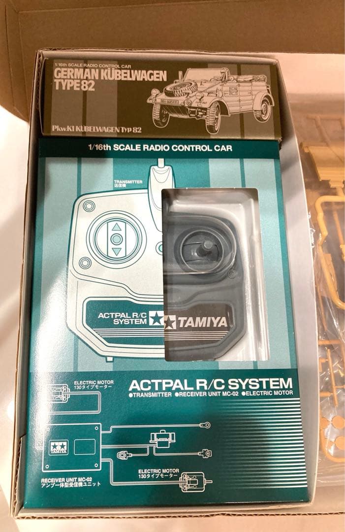 タミヤ キューベルワーゲン82型 電動ラジコン 1/16スケール 新品未使用
