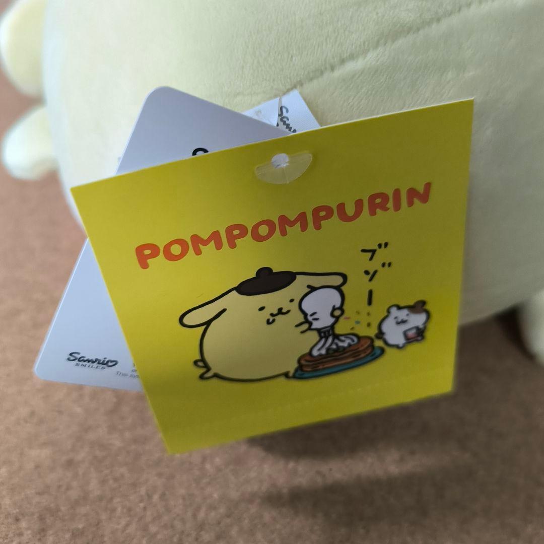 ナガノ×サンリオキャラクターズ　ポムポムプリンぬいぐるみ(M)