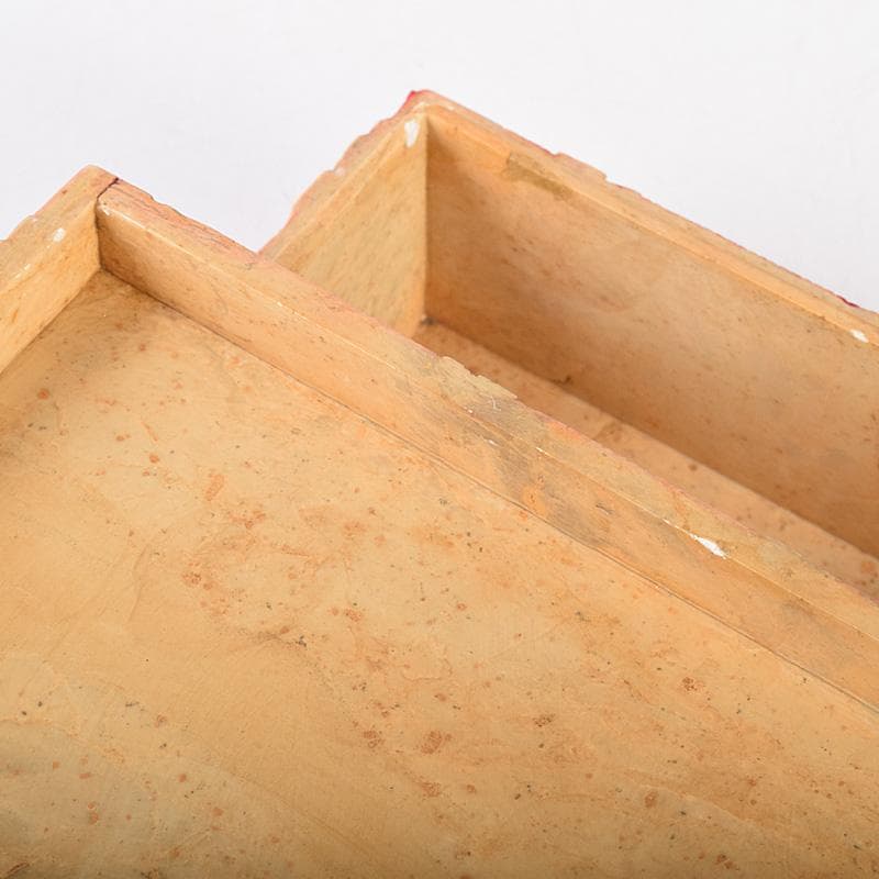 中国　彩色玉石彫刻　蜻蛉彫　四方箱　D　R8492