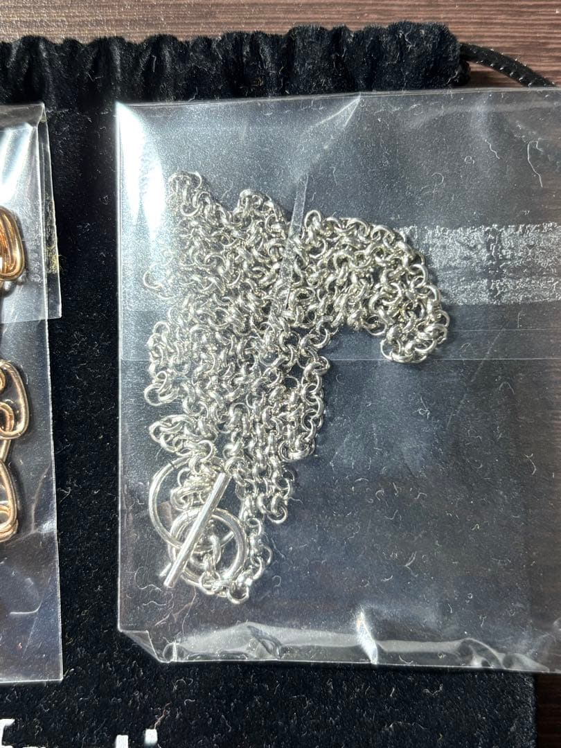 藤原樹 infaction ネックレス ピンクゴールド シルバー925