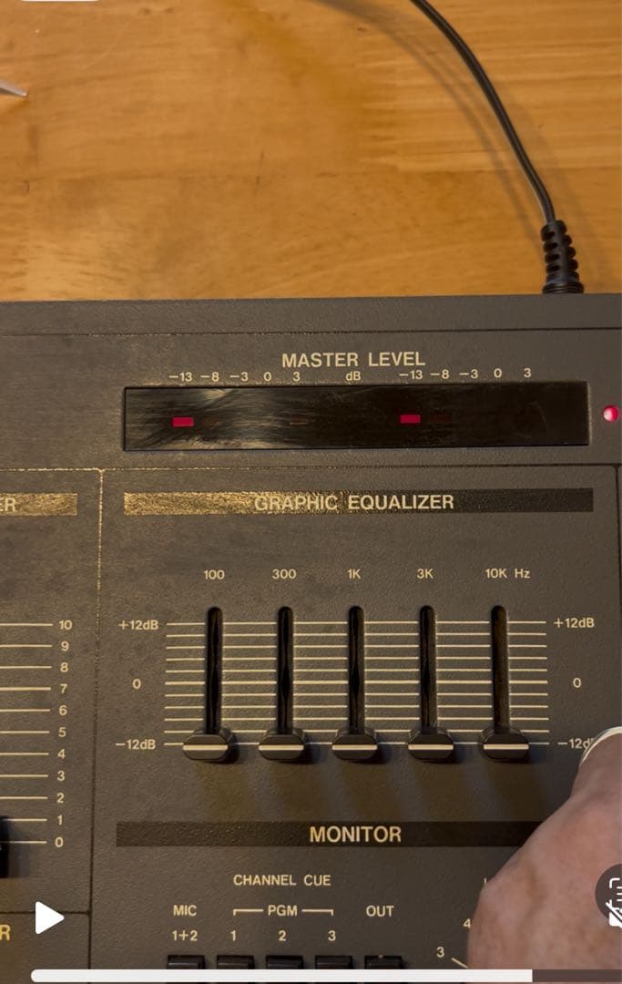 DJミキサー　Vestax PMC09 ビンテージ