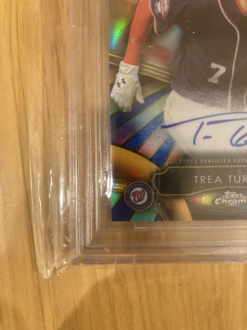 MLBカードTrea Turner ルーキー Auto 75枚シリBGS 9.5