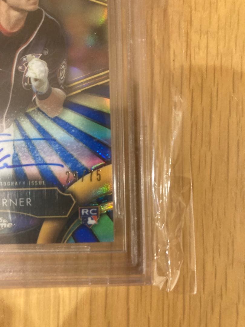 MLBカードTrea Turner ルーキー Auto 75枚シリBGS 9.5