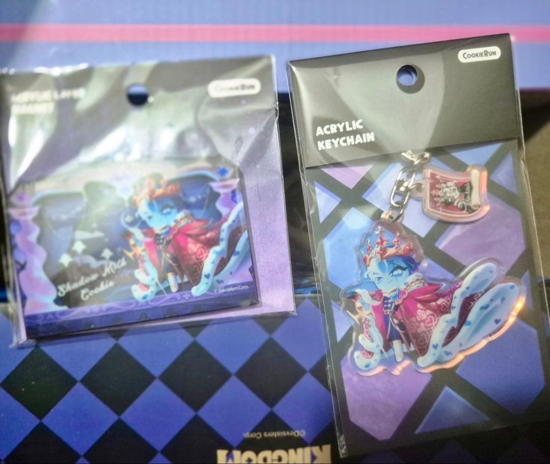 シャドウミルククッキー アクリルマグネット キーホルダー 2点セット