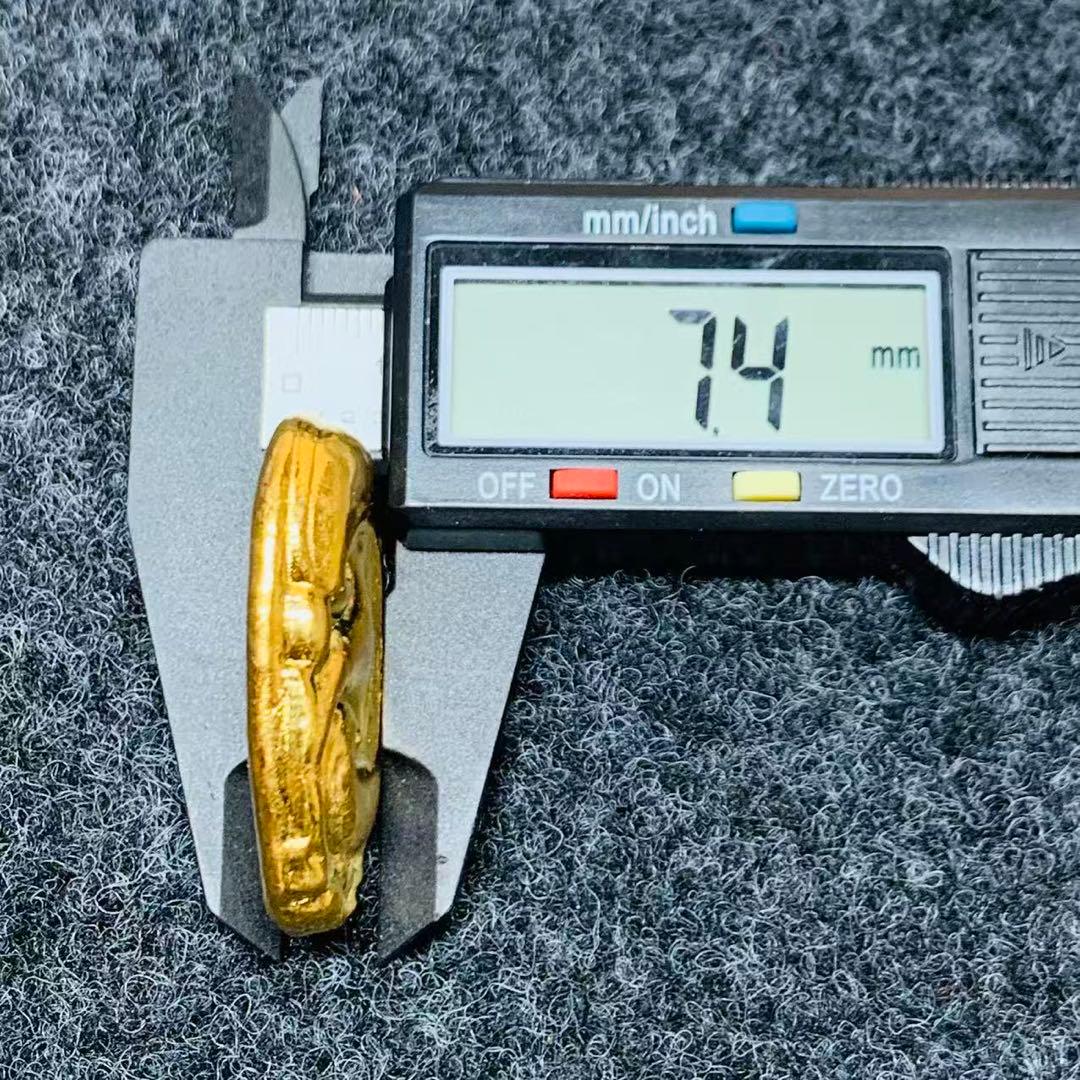 極美品 希少 中国 大清金庫 雲の金元宝 金貨 御賜足金 金塊 足金 元寶 骨董