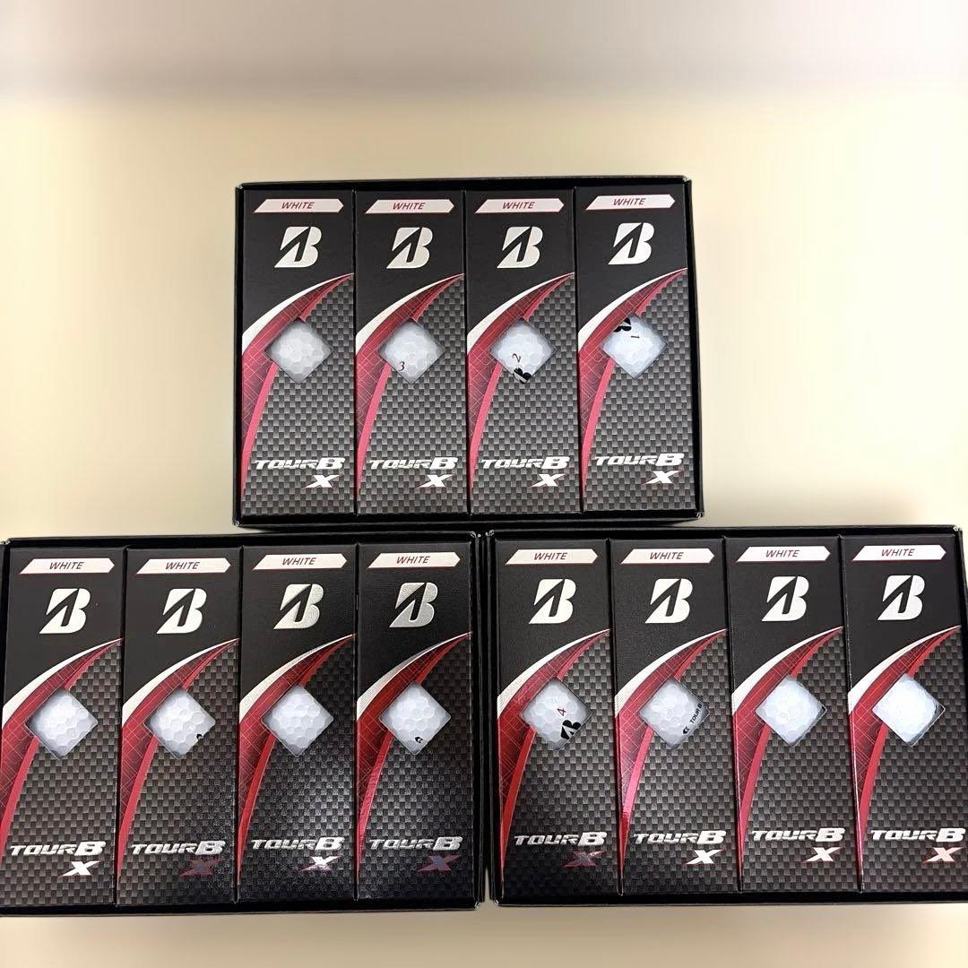 【3ダース】ブリヂストン TOUR B X ゴルフボール