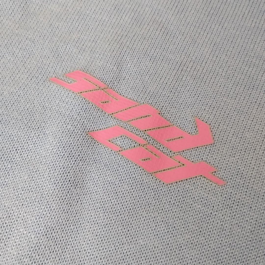 【ずっと真夜中でいいのに。】長袖ニットポロシャツ/ライトブルー