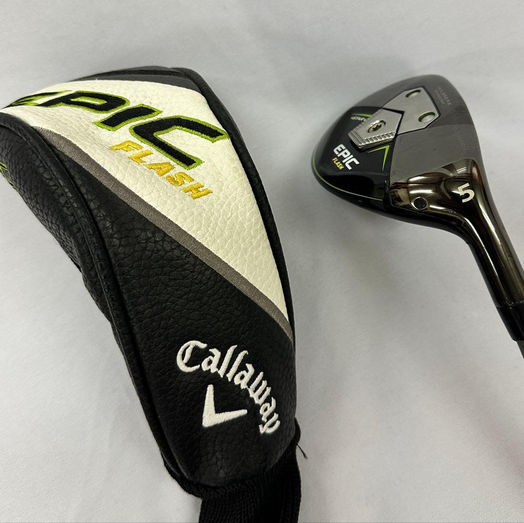 【Callaway EPIC FLASH ユーティリティ 5H】／ヘッドカバー付