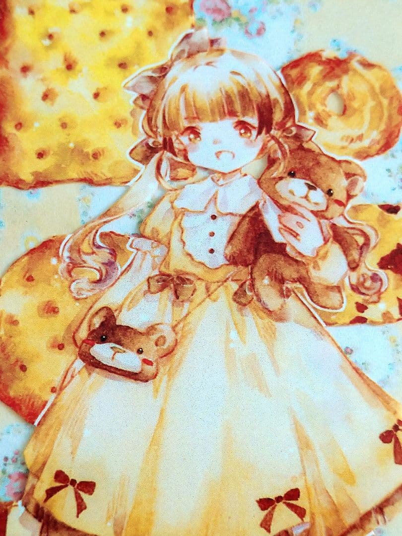 J900＃甜品卷(PET)田小宝切り売り海外人物マステ女の子