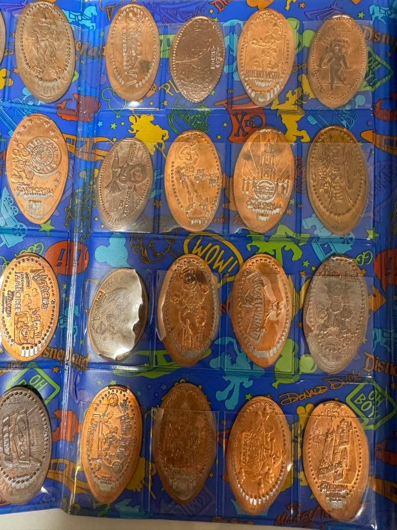 ポスター Disneyland Pressed Coin Collection