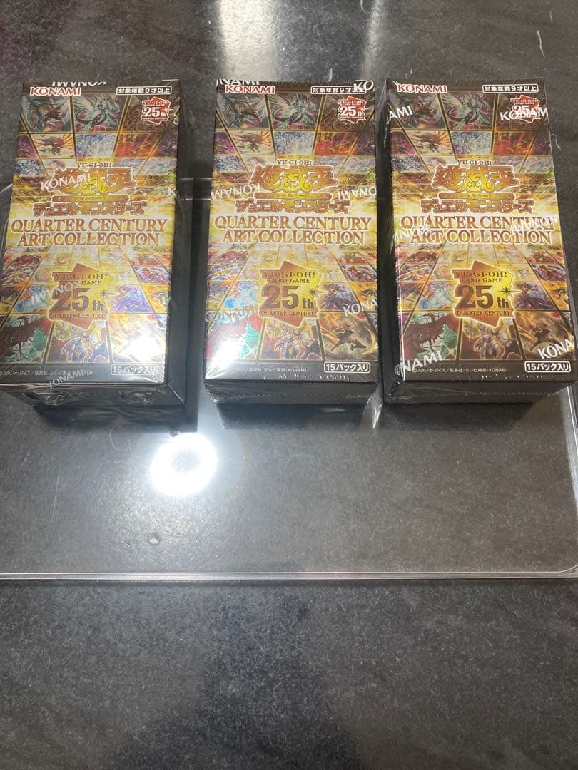 遊戯王 3BOX アーコレ　シュリンク付き アートコレクション　25th