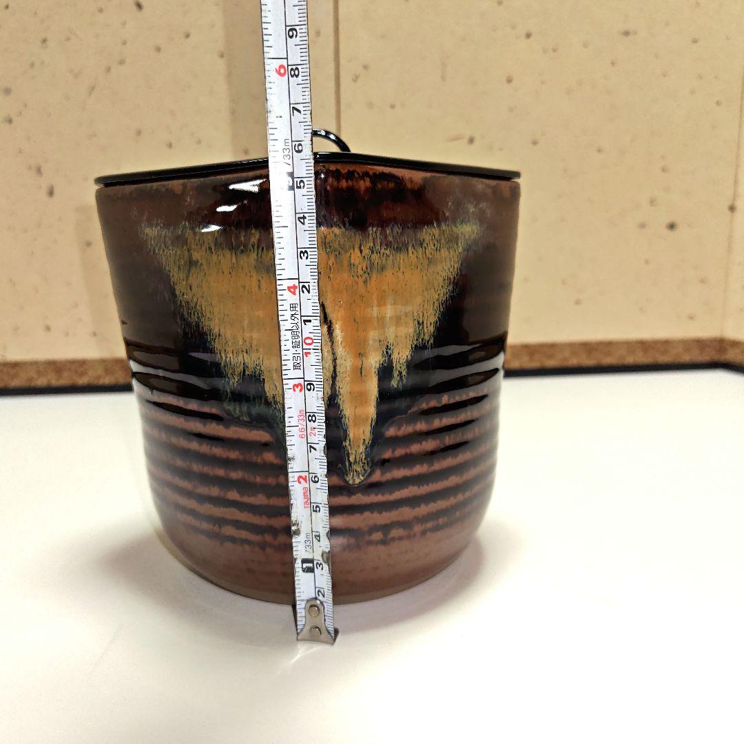 茶道具　高取水指　　鬼丸碧山