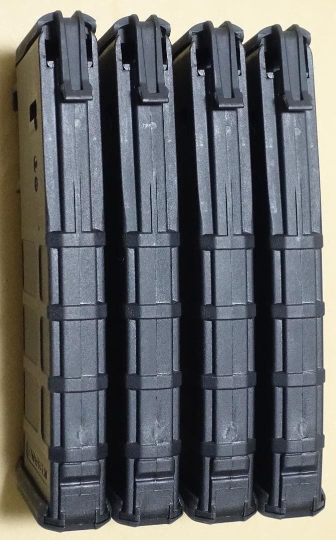 【MAGPUL PTS】マルイ次世代M4電動ガン用P-MAG（BK）4本セット
