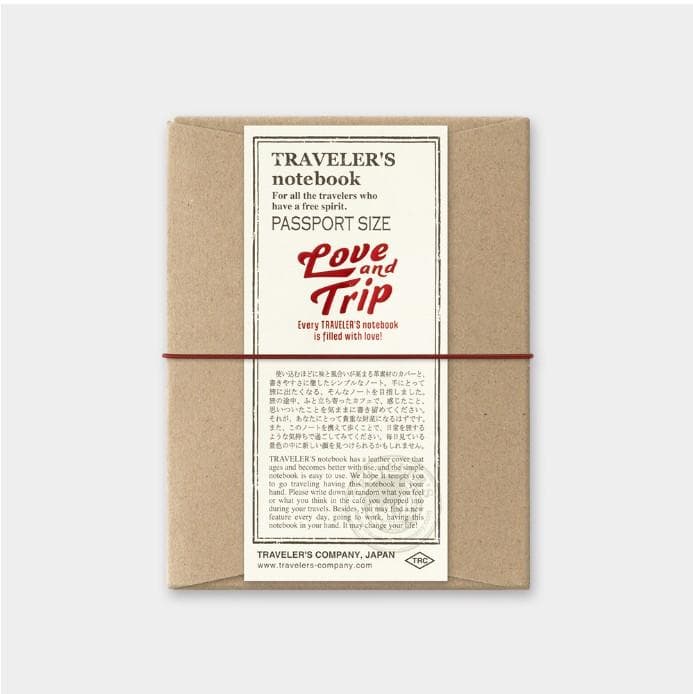 m*k様 トラベラーズノート LOVE AND TRIP パスポートサイズ