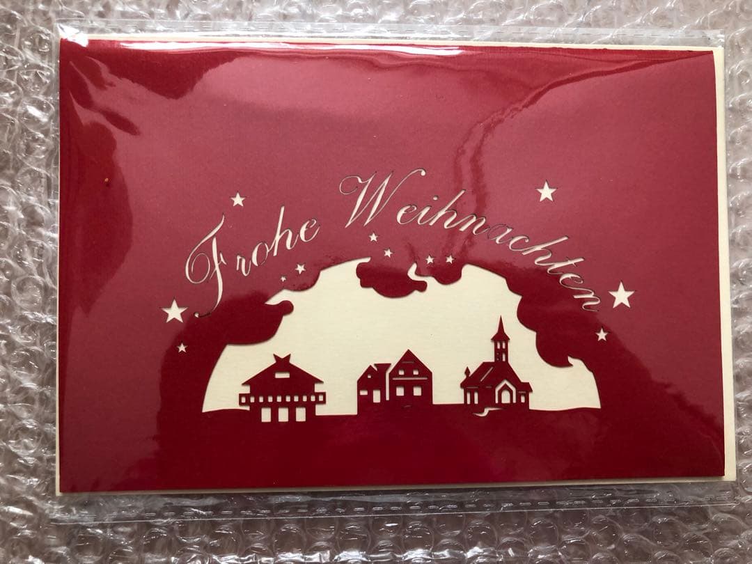 海外購入品 クリスマスカード メッセージカード 5点セット