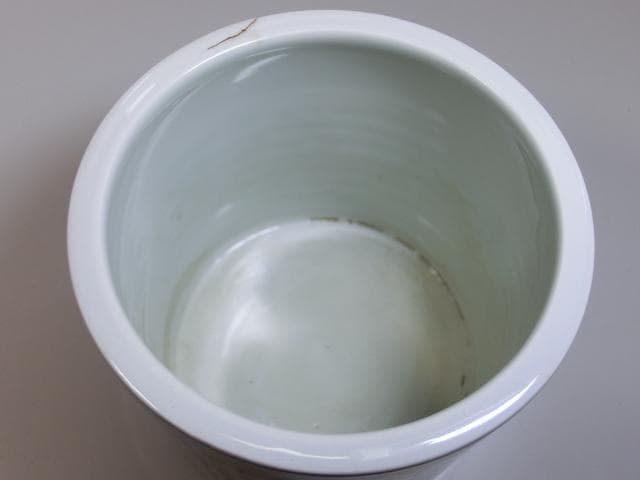 筆立■「古石斉」赤壁賦 中国 染付筆筒 書 古玩 唐物 漢文 時代物 極上品■