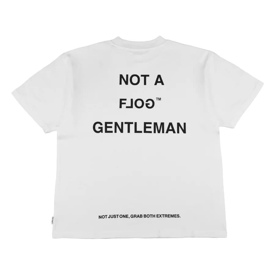 Cph/Golf×RUFFLOG SS MOCK NECK TEE WHITE