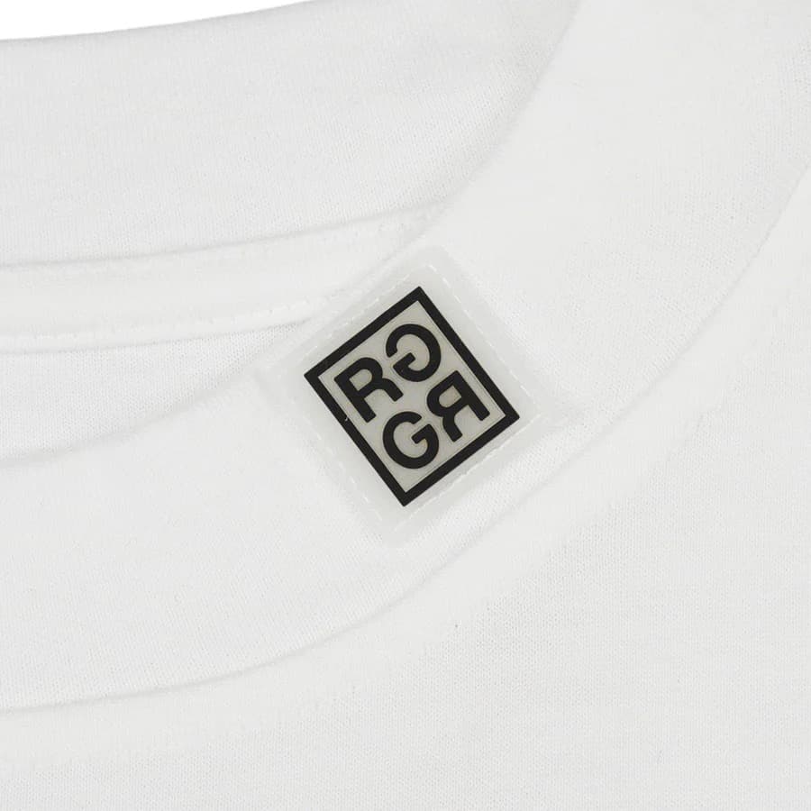 Cph/Golf×RUFFLOG SS MOCK NECK TEE WHITE