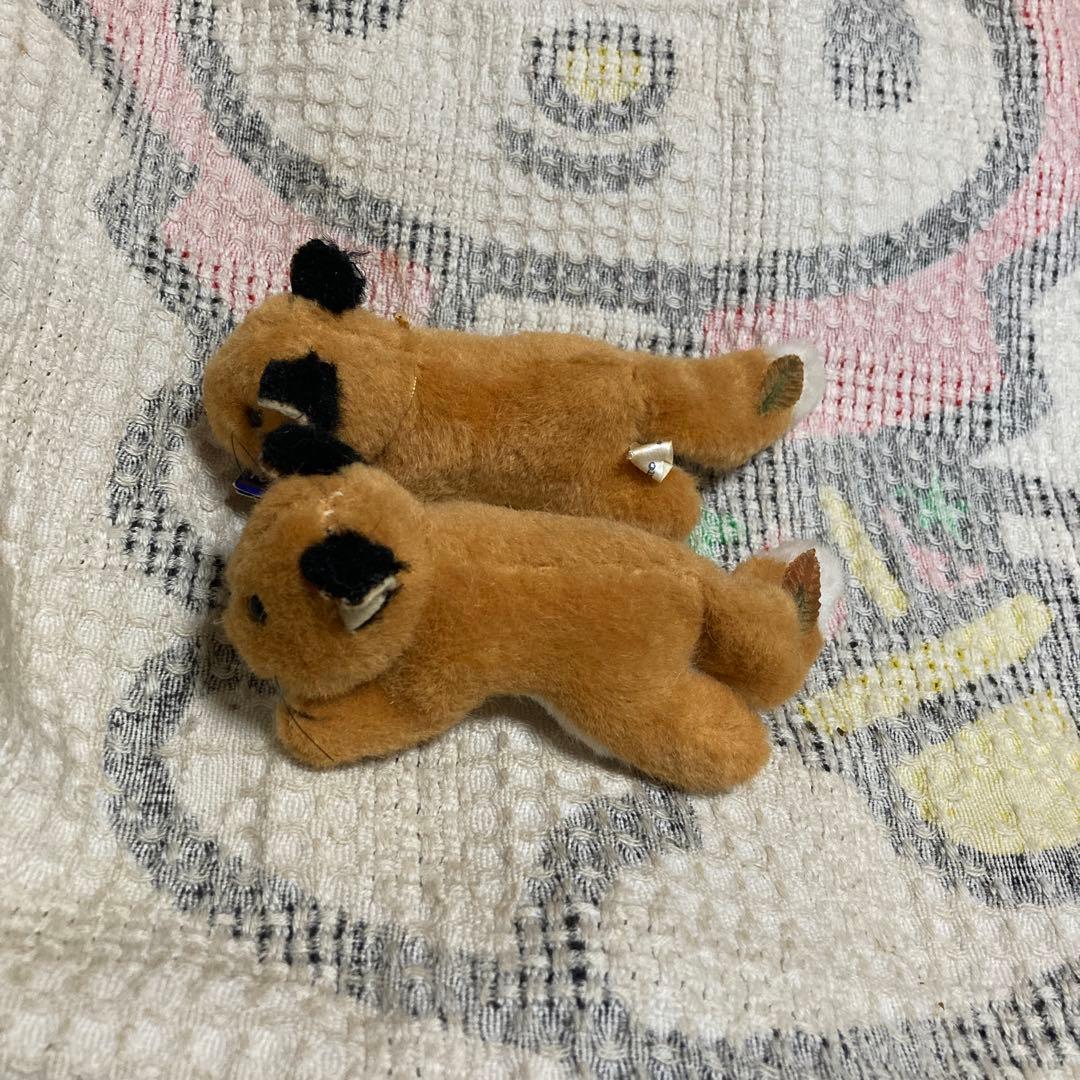 ファースト社 ヴィンテージ 森の小さな仲間達　キツネ　ぬいぐるみ　2コセット