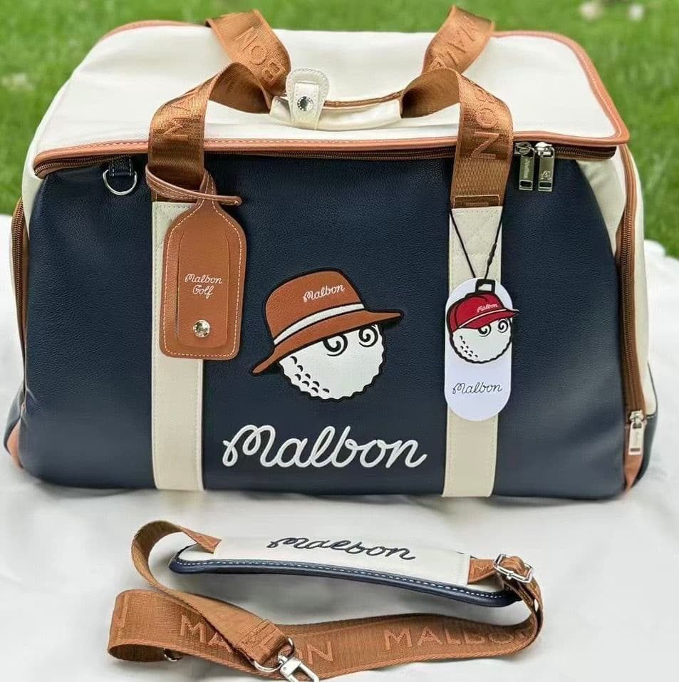 2色展開●マルボンゴルフボストンバッグネイビー