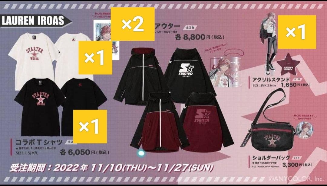 ローレン・イロアス 大量グッツ