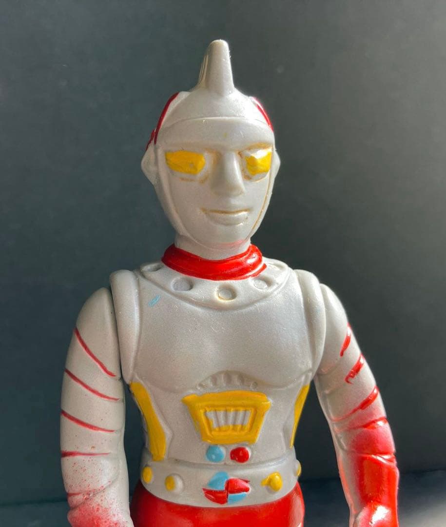 ジャンボーグA　パチ　ミドルサイズ　ソフビ　フィギュア　1973年製