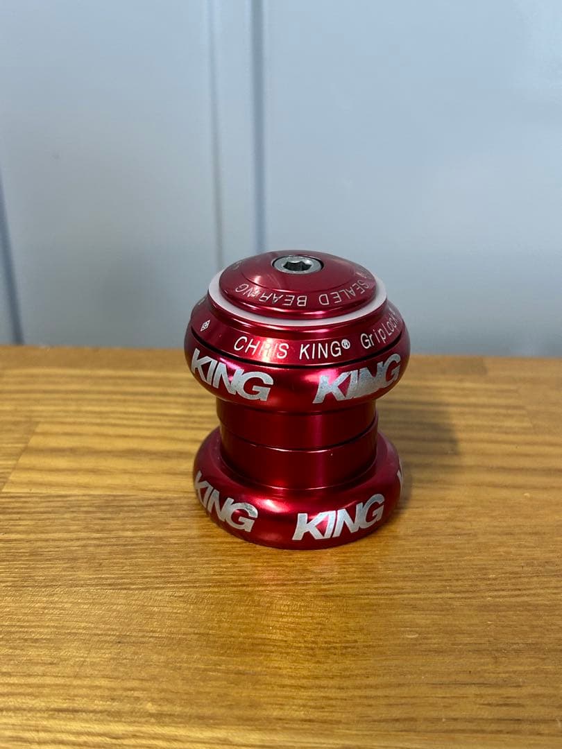 Chris King nothreadset 1-1/8 レッド