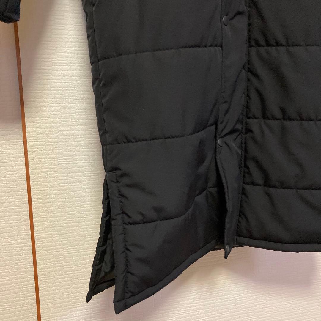 ニューバランス　ブラック ベンチコート　Mサイズ　帽子　ロゴ　防寒着