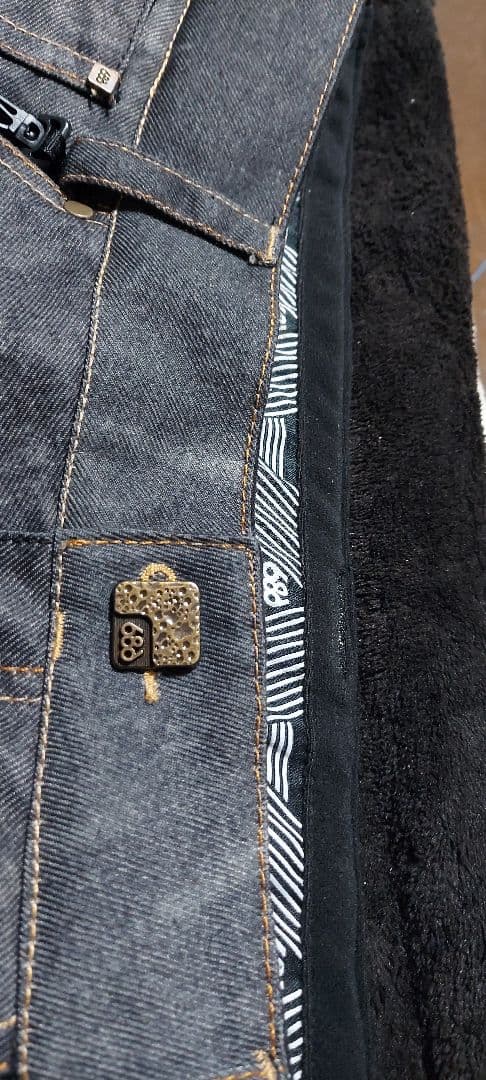 美品 686 スノーボードパンツ デニム風