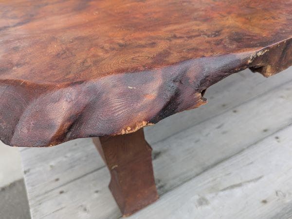 Y【ビンテージ】屋久杉？ テーブル 座卓 天然木 一枚板 ちゃぶ台 インテリア